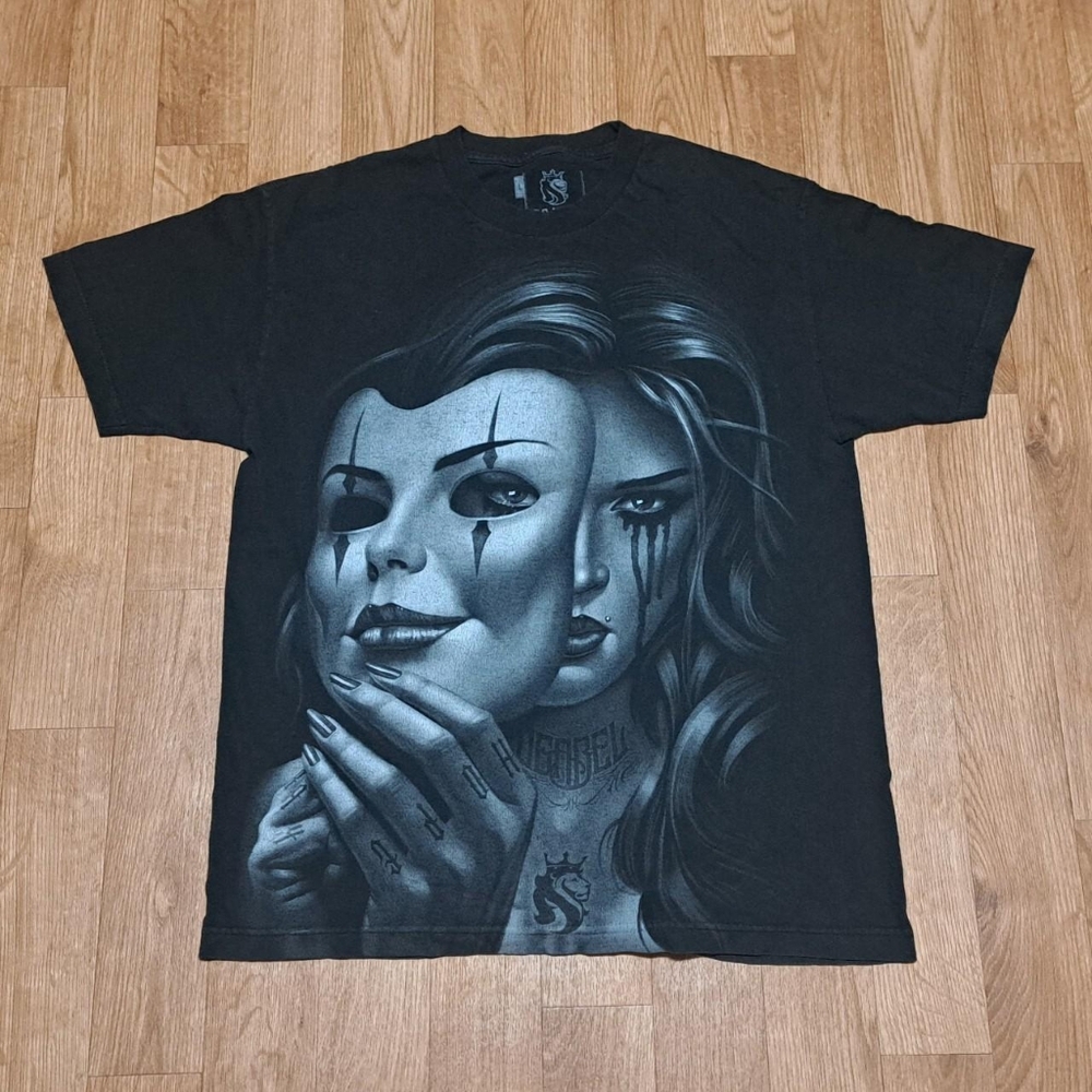 OGABEL Hope Masked Girl Shirt Size Large